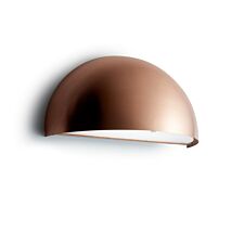 Rörhatt Vägglampa E14 Rå Koppar